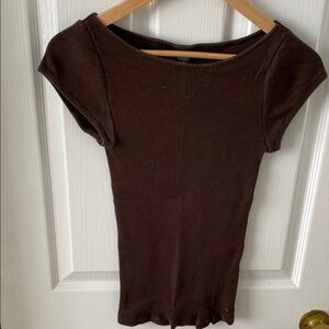 Banana Republic Vintage Brown Short Sleeve Tee